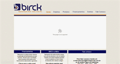 Desktop Screenshot of birckagricola.com.br